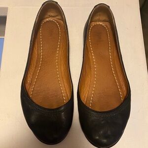 Frye Black Leather Loafers